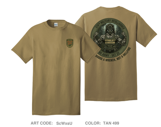 378th MI Comfort Unisex Cotton SS Tee - ScWxsU