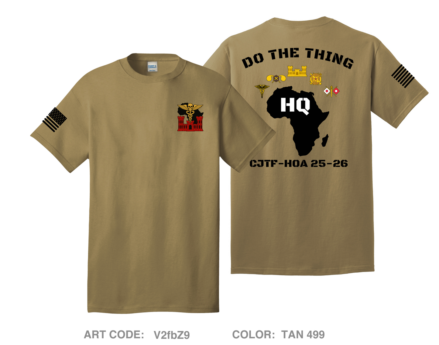 180th ESC Comfort Unisex Cotton SS Tee - V2fbZ9