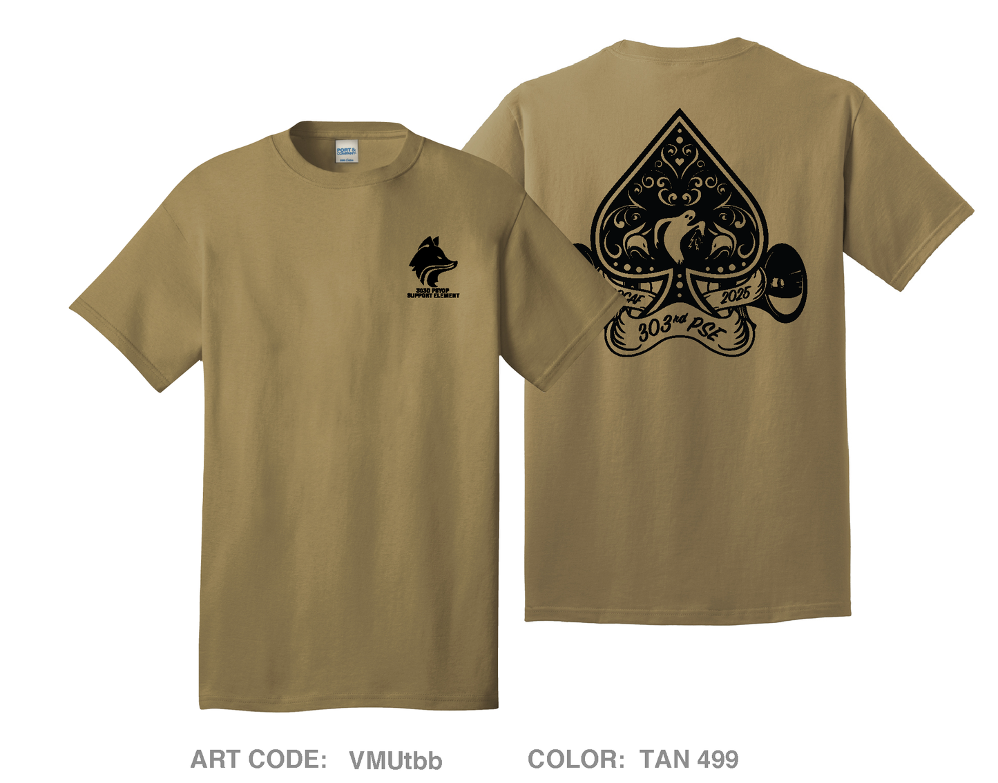 303rd PSE Comfort Unisex Cotton SS Tee - VMUtbb