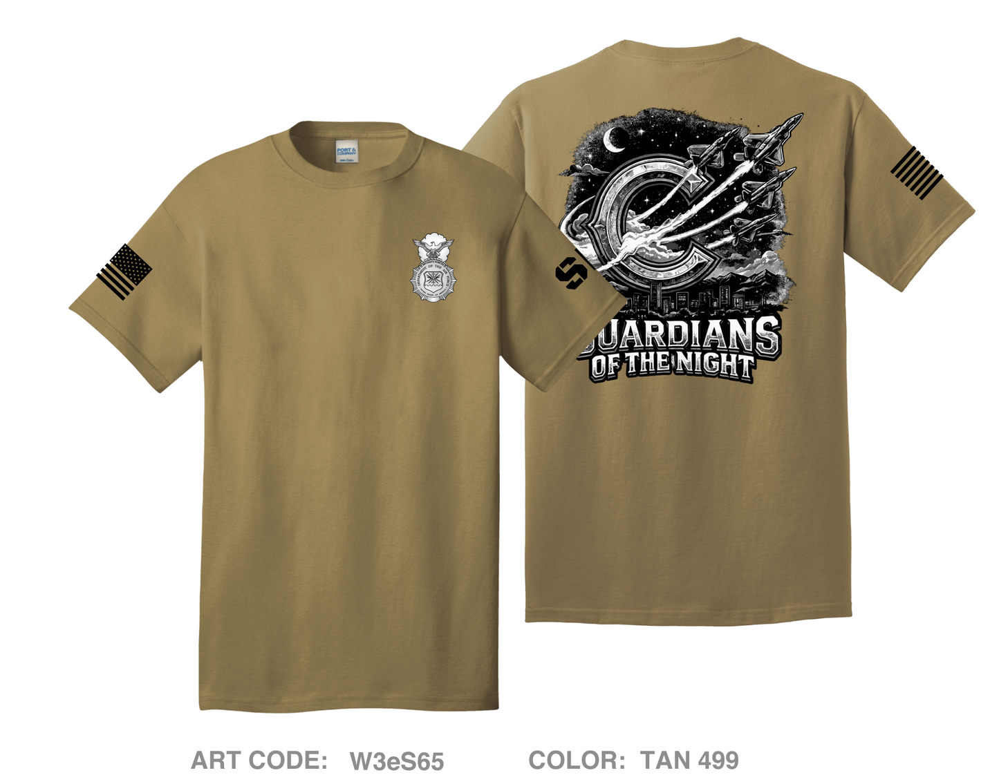 460th Comfort Unisex Cotton SS Tee - W3eS65