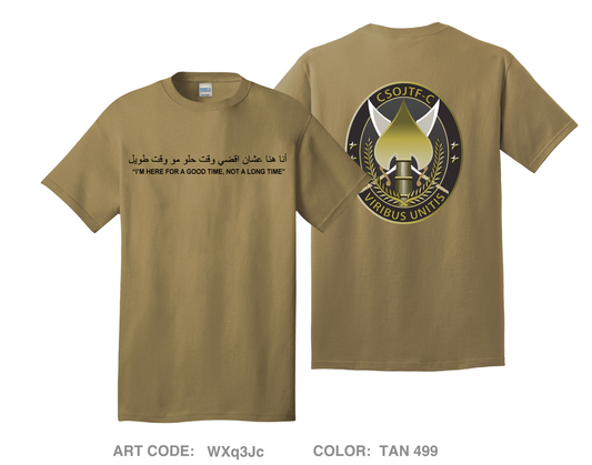CSOJTF-C Comfort Unisex Cotton SS Tee - WXq3Jc