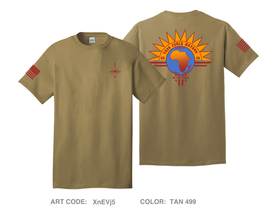 1-200 Infantry Battalion Fundraising Collection Comfort Unisex Cotton SS Tee - XnEVj5