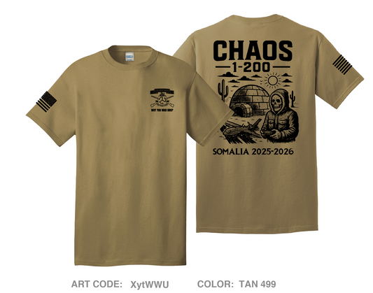 CHAOS Comfort Unisex Cotton SS Tee - XytWWU