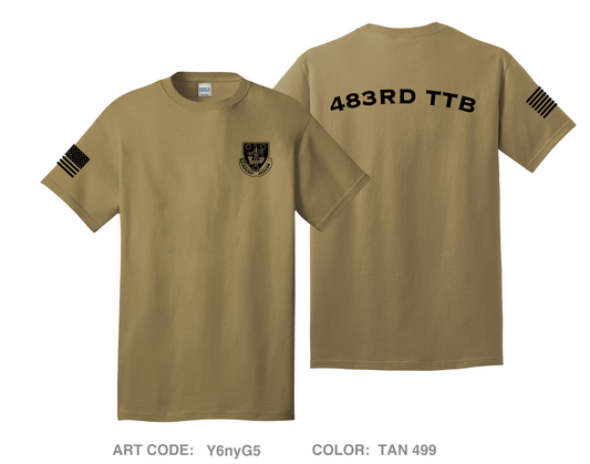 483RD TTB Comfort Unisex Cotton SS Tee - Y6nyG5