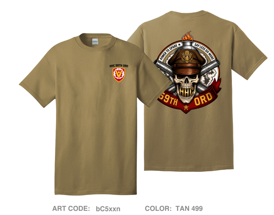 59th ORD BDE Comfort Unisex Cotton SS Tee - bC5xxn