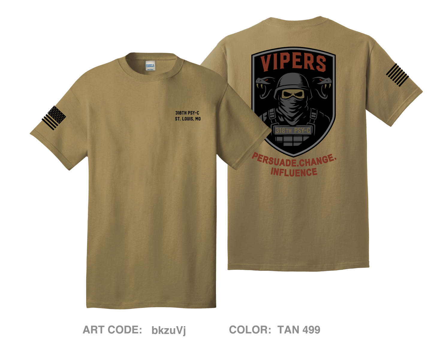 318th PSY-C Comfort Unisex Cotton SS Tee - bkzuVj
