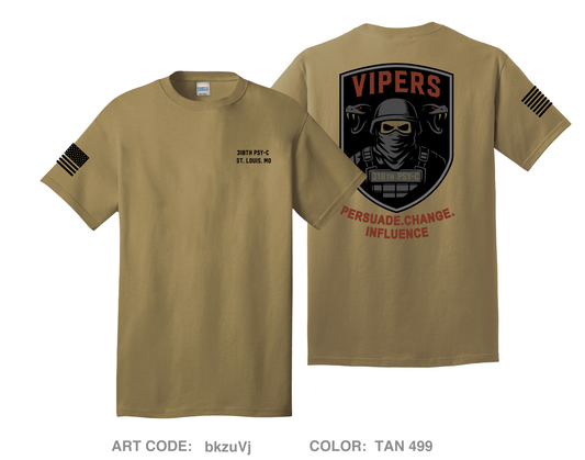 318th PSY-C Comfort Unisex Cotton SS Tee - bkzuVj