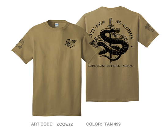 CJTF-HOA CJ-6 Comfort Unisex Cotton SS Tee - cCQwz2