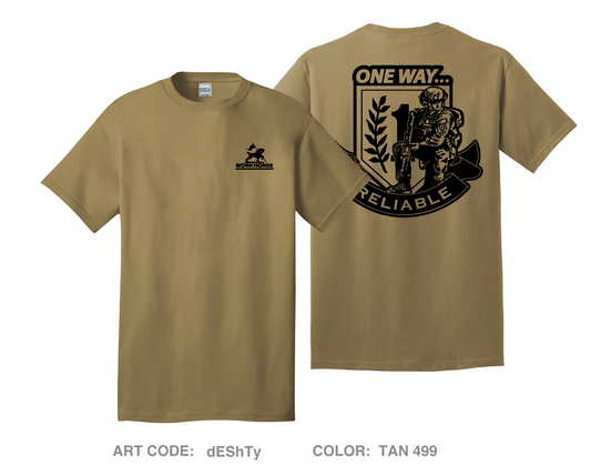 511th Quartermaster Company Comfort Unisex Cotton SS Tee - dEShTy