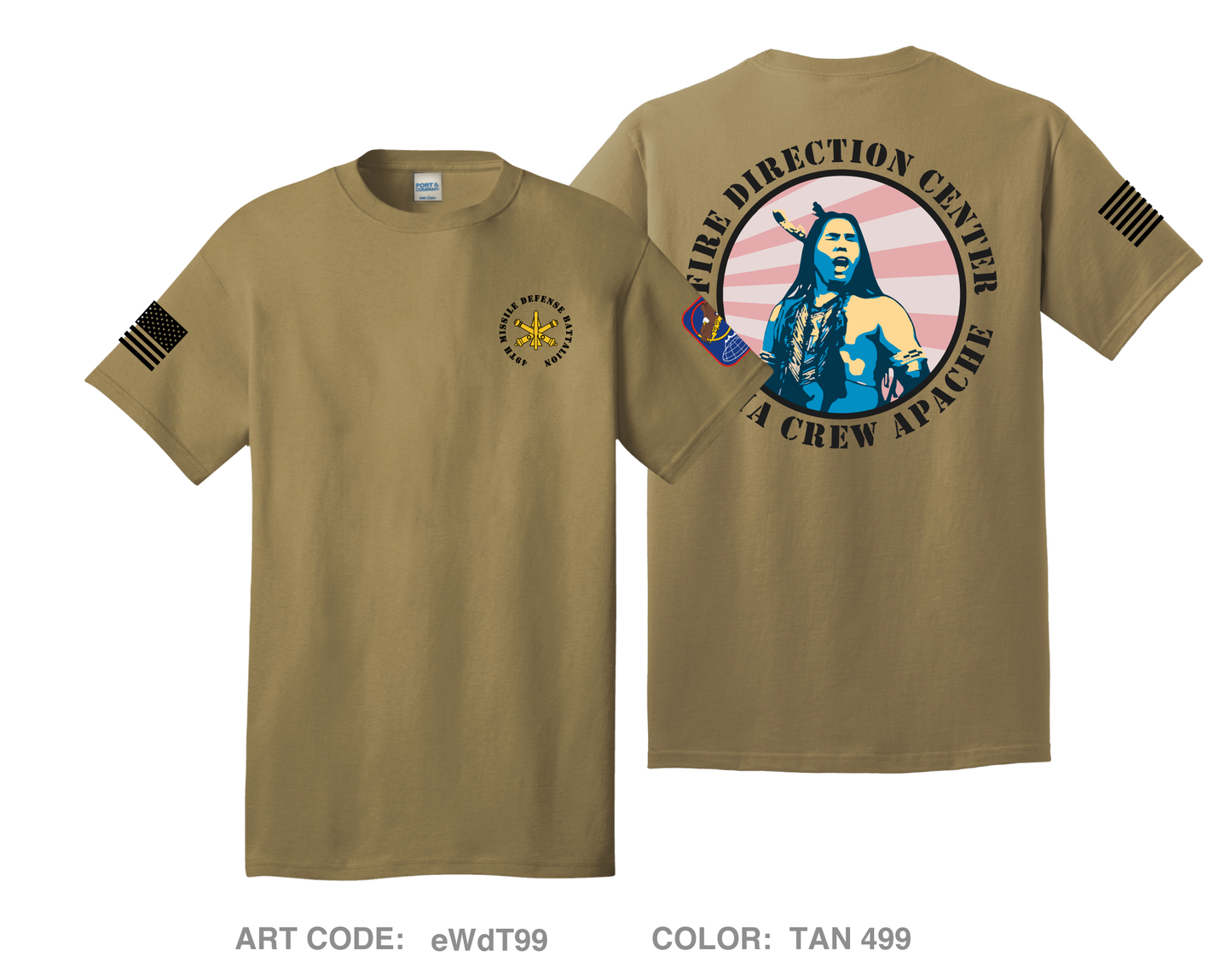 Alpha Crew, 49th Missile Defense Battalion Comfort Unisex Cotton SS Tee - eWdT99