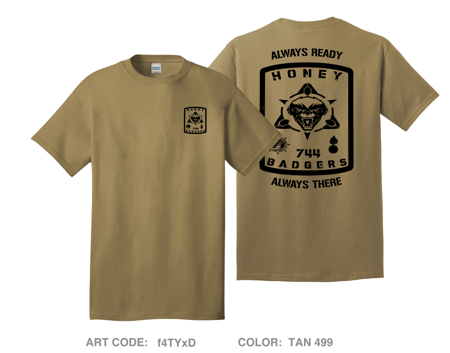 744 TH FSC Comfort Unisex Cotton SS Tee - f4TYxD