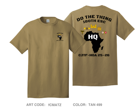 180th Engineers Comfort Unisex Cotton SS Tee - fCMATZ