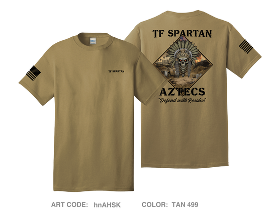 TF Spartan A Co. Comfort Unisex Cotton SS Tee - hnAHSK