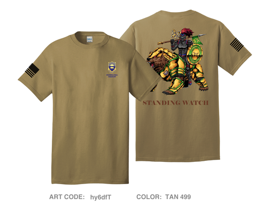 67th Military Police Company (D) Comfort Unisex Cotton SS Tee - hy6dfT