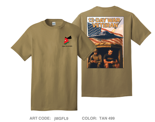 ASG-J 12 DAY Comfort Unisex Cotton SS Tee - jMGFL9