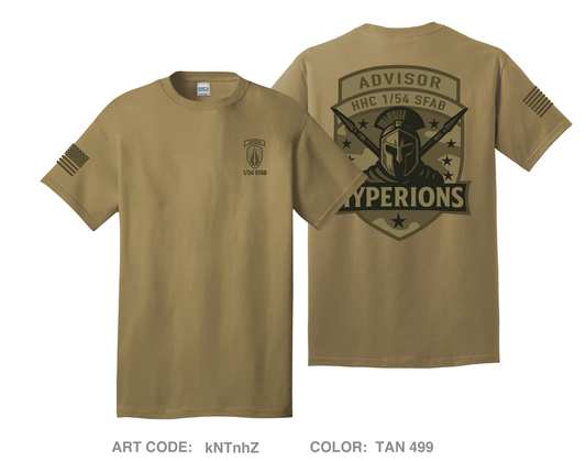 HHC 1/54 SFAB Hyperions Comfort Unisex Cotton SS Tee - kNTnhZ