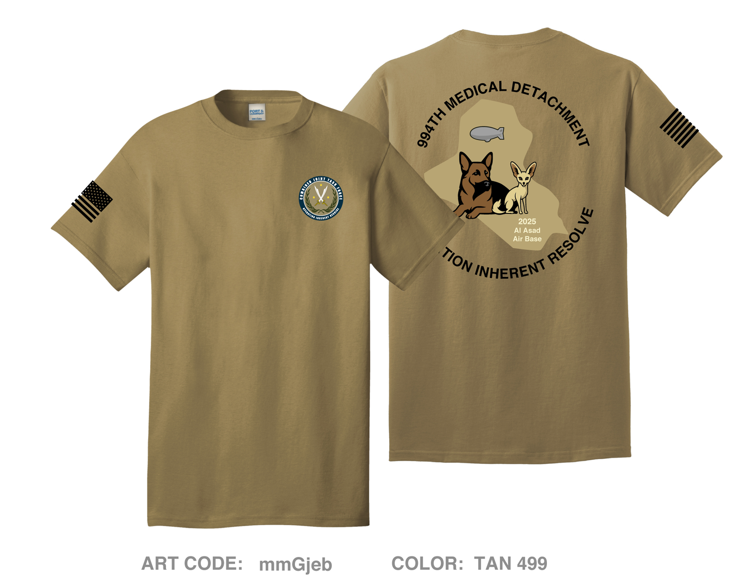 994th OIR Comfort Unisex Cotton SS Tee - mmGjeb