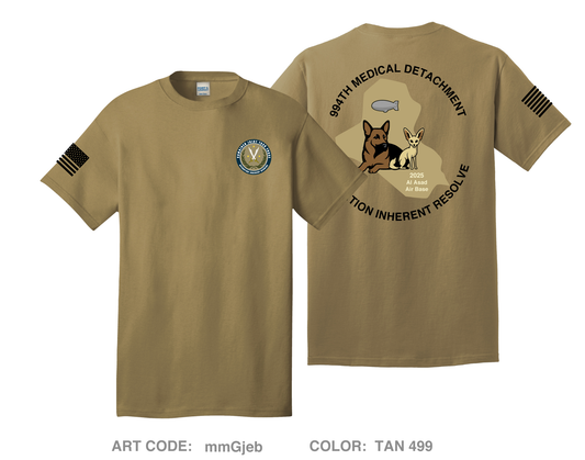 994th OIR Comfort Unisex Cotton SS Tee - mmGjeb