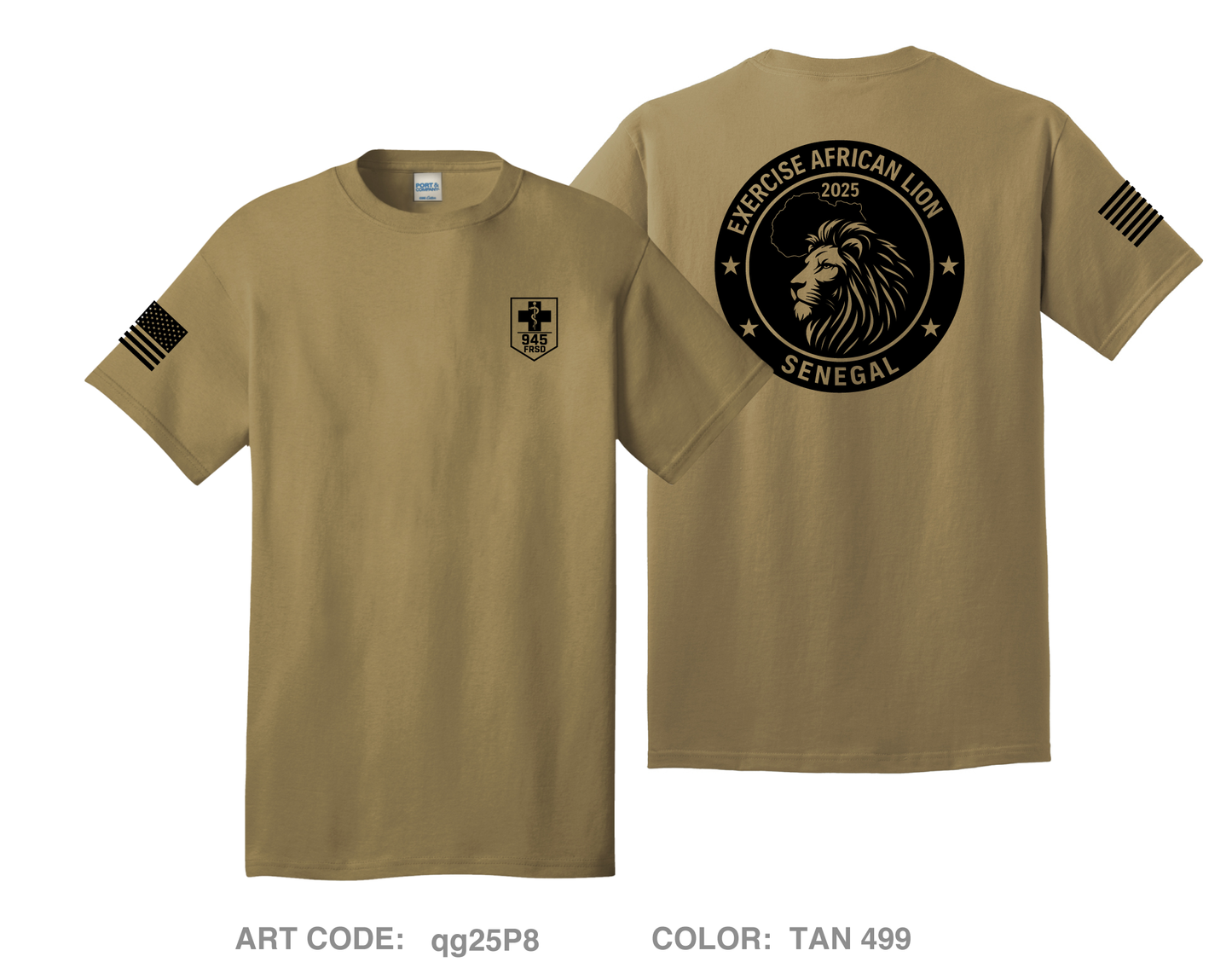 1 945 FRSD Comfort Unisex Cotton SS Tee - qg25P8