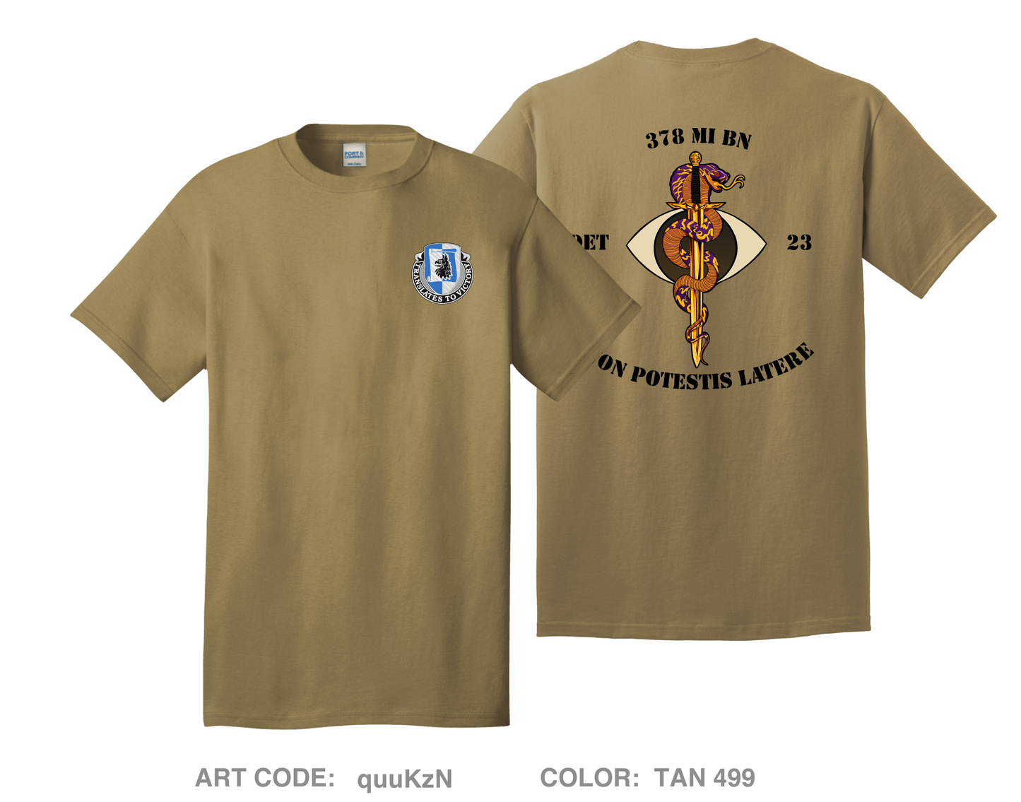 378 MI DET 23 Comfort Unisex Cotton SS Tee - quuKzN