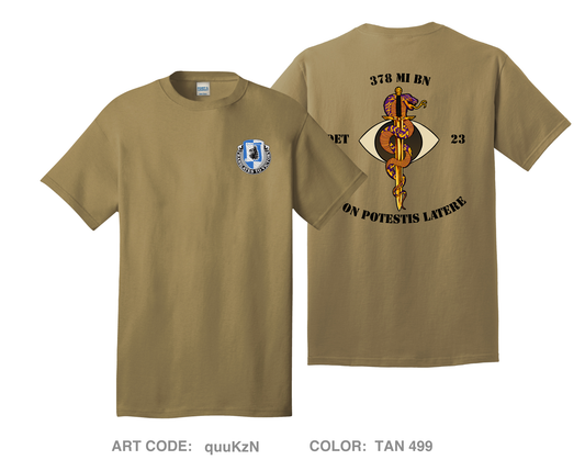 378 MI DET 23 Comfort Unisex Cotton SS Tee - quuKzN