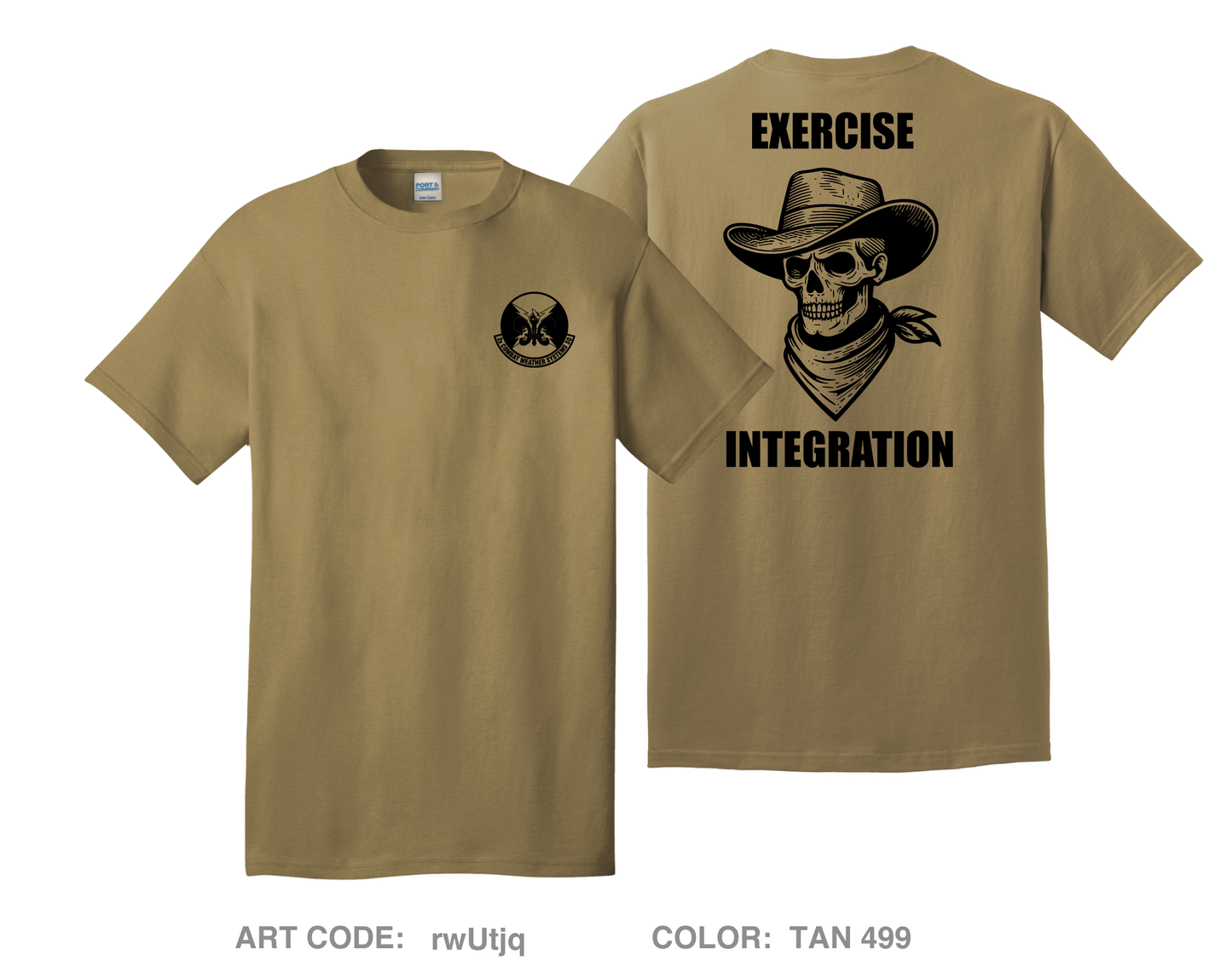 2d Combat Weather Systems Squadron Exercise Integration Fundraising Collection Comfort Unisex Cotton SS Tee - rwUtjq