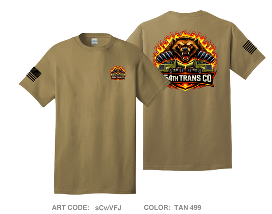 454th TC CO Comfort Unisex Cotton SS Tee - sCwVFJ