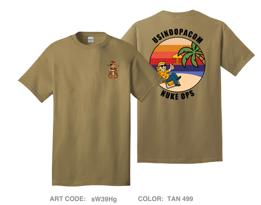 J364 USINDOPACOM Comfort Unisex Cotton SS Tee - sW39Hg