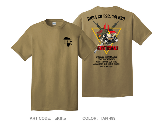 I CO FSC, 141 BSB Comfort Unisex Cotton SS Tee - uKftte