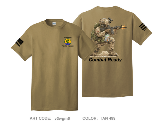 376th Finance Battalion Comfort Unisex Cotton SS Tee - v3wgm6
