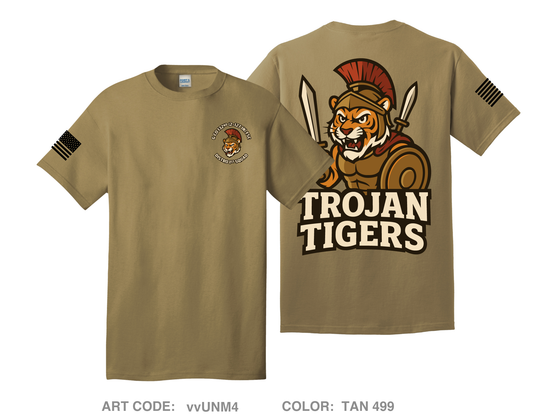 Trojan Tigers 1st squad Comfort Unisex Cotton SS Tee - vvUNM4