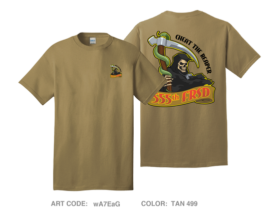 555th FRSD Comfort Unisex Cotton SS Tee - wA7EaG