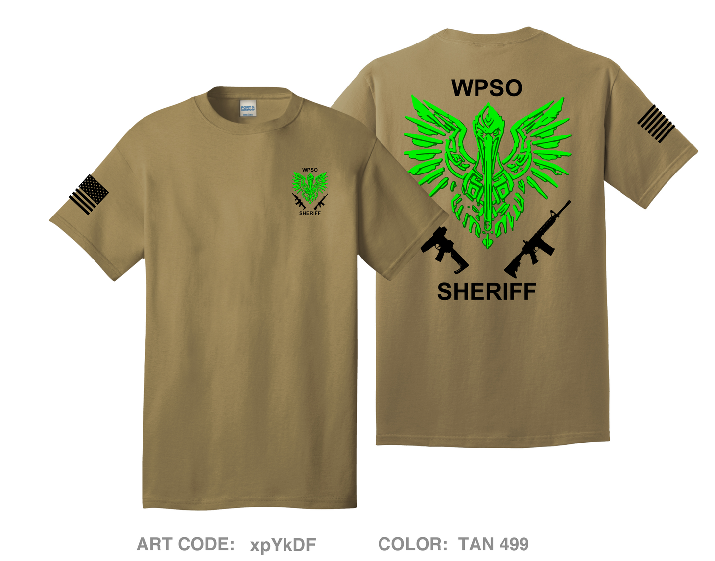 Washington Parish Sheriff’s Office Comfort Unisex Cotton SS Tee - xpYkDF