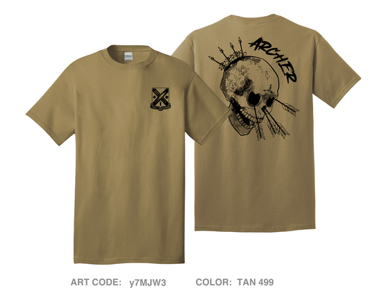 ARCHER Comfort Unisex Cotton SS Tee - y7MJW3