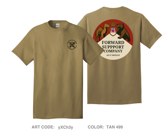 FSC 579 EN BN Fundraising Collection Comfort Unisex Cotton SS Tee - yXCh3y