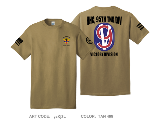 95TH TNG DIV, HHC Comfort Unisex Cotton SS Tee - yzKj3L