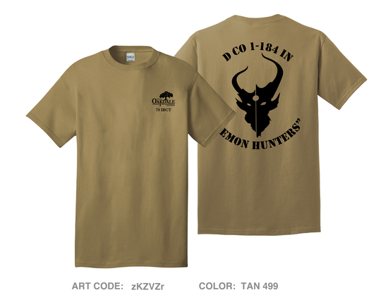 D CO 1-184 IN Fundraising Collection Comfort Unisex Cotton SS Tee - zKZVZr