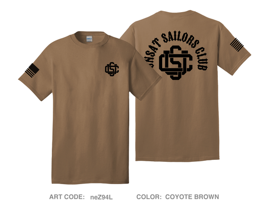 Unsat Sailors Club Comfort Unisex Cotton SS Tee - neZ94L