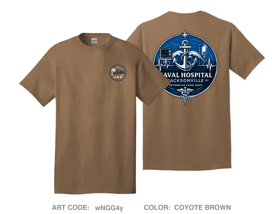 NAS JAX ICU Comfort Unisex Cotton SS Tee - wNGG4y