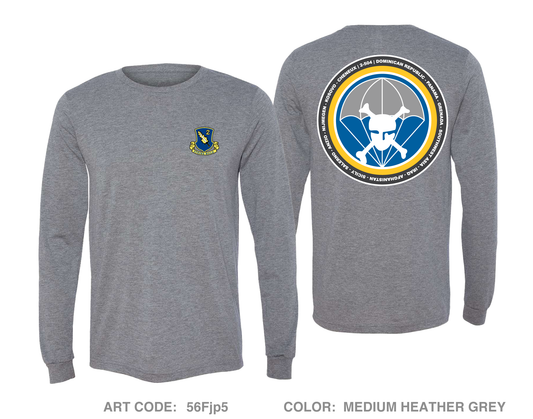 2-504th PIR Comfort Unisex Triblend LS Tee - 56Fjp5
