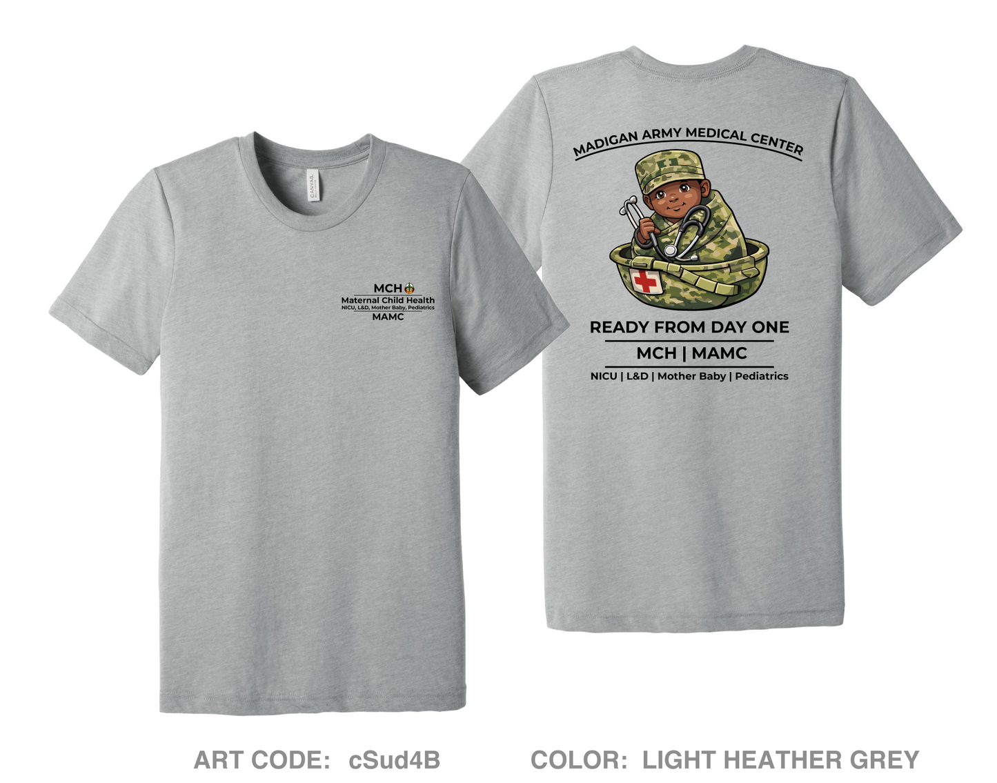 Maternal Child Health, Madigan Army Medical Center Comfort Unisex Triblend SS Tee - BAPMQv