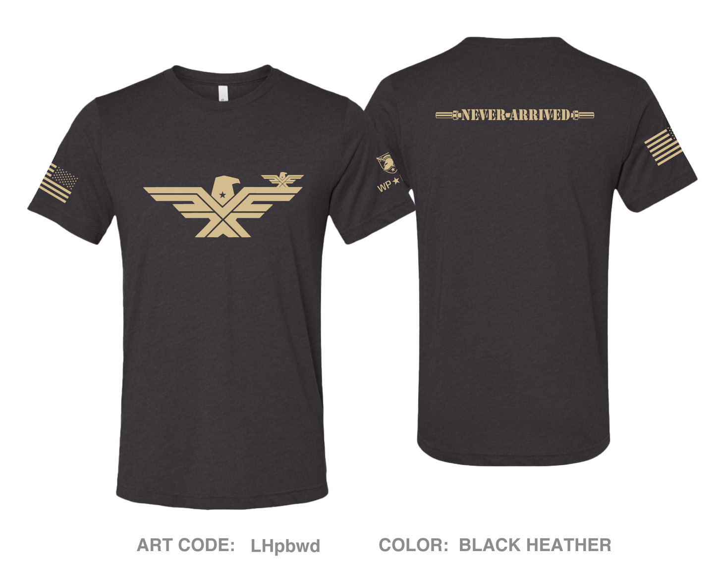 CrossFit Black and Gold Comfort Unisex Triblend SS Tee - 3Gt6Gu