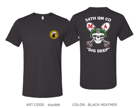 54th QM CO Comfort Unisex Triblend SS Tee - 64sfMN