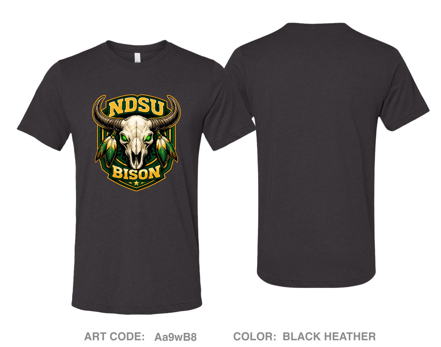 Bison Comfort Unisex Triblend SS Tee - Aa9wB8
