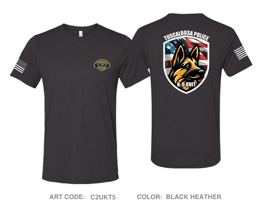 Tuscaloosa Police K-9 unit Comfort Unisex Triblend SS Tee - C2UKT5