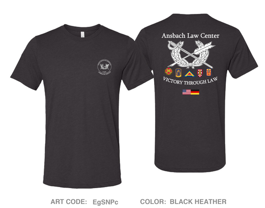 Ansbach Law Center Comfort Unisex Triblend SS Tee - EgSNPc