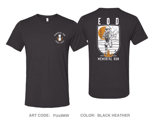 EOD MEMORIAL RUN Comfort Unisex Triblend SS Tee - FUx9MW
