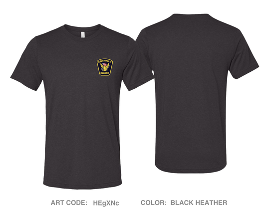Cincinnati Police Department Store 1 Comfort Unisex Triblend SS Tee - HEgXNc