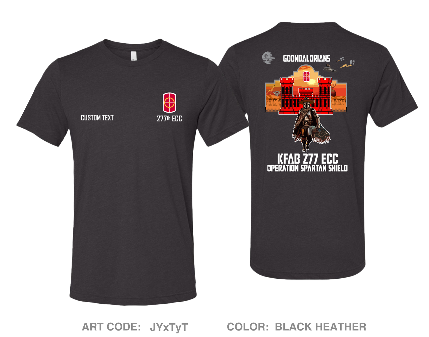 2nd Platoon 277th ECC Comfort Unisex Triblend SS Tee - JYxTyT