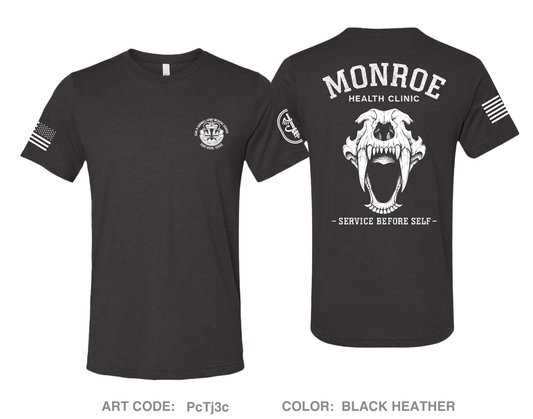 Monroe Health Clinic Comfort Unisex Triblend SS Tee - PcTj3c